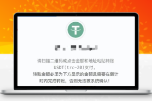 彩虹易支付USDT-TRC20支付收款插件