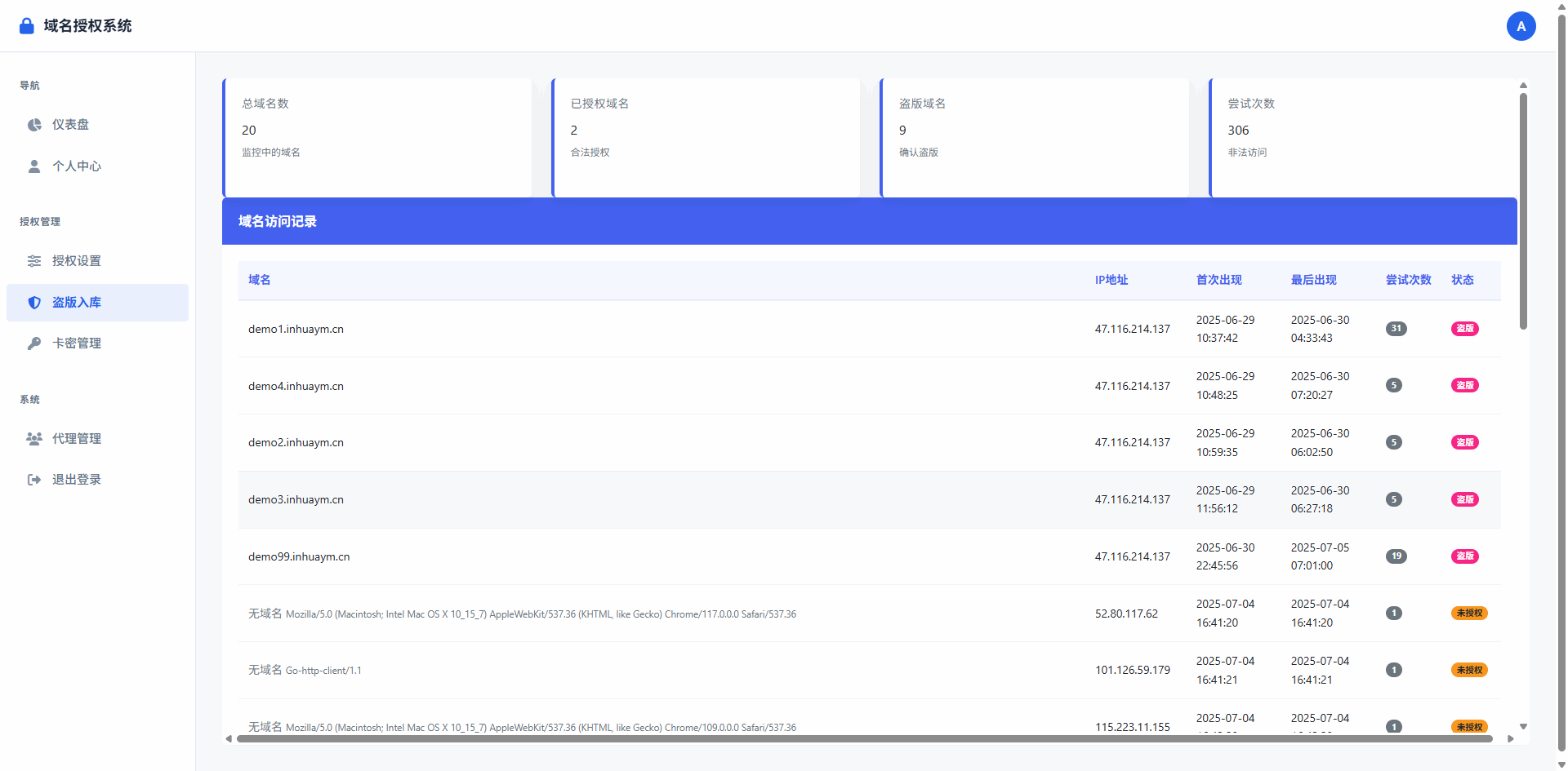 PHP域名授权验证系统开源版